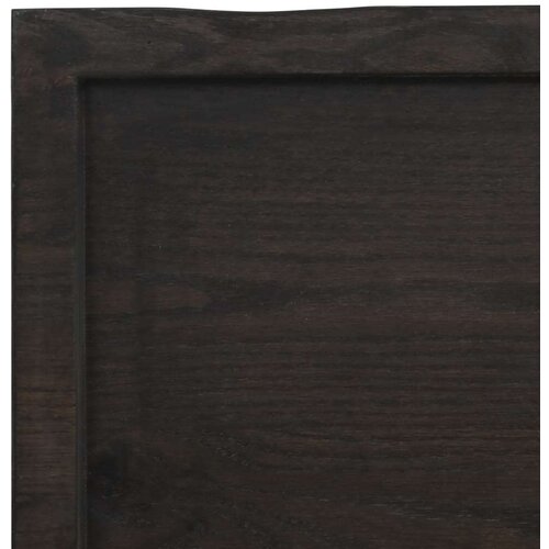  Stolna ploča tamnosiva 60x60x4 cm obrađena masivna hrastovina Slike