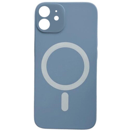 Silikonska futrola magnetic za iphone 12, teget Slike