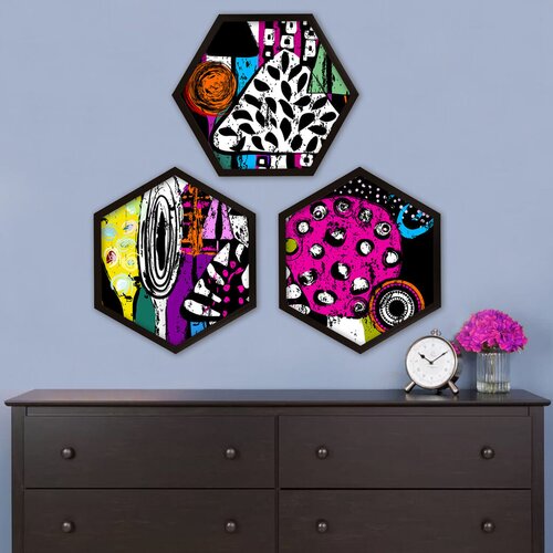 Wallity Uokvirena slika 6GEN1224651385, 35x35 cm, 3 dijela Cijene