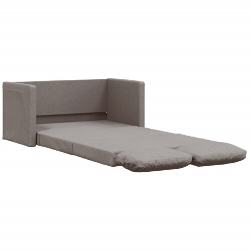 Maison Chic Talni Raztegljiv kavč - Raztegljivi divan 2 v 1 taupe 112x174x55 cm blago, (21729470) Slike
