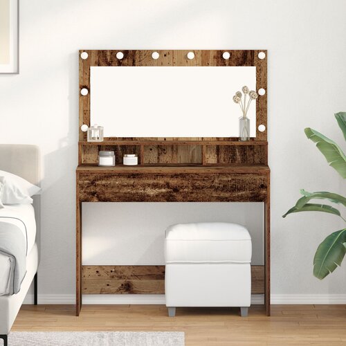 vidaXL Staro drvo Drvo 100 x 41 x 135 cm Toaletni Stolić Pravokutni Cijene
