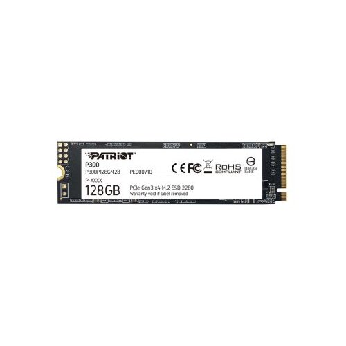 Patriot SSD 128GB, M.2;2280 PCIe Gen3 x 4, NVMe 1.3R/W: 1700/1100 MB/s Slike