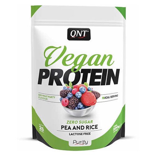 QNT Vegan Protein, &amp;Scaron;umsko voće, 500g Slike