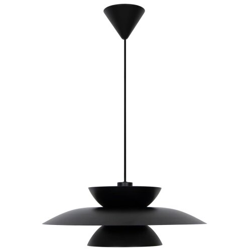 Nordlux visilica na sajli CARMEN 1xE27/40W/230V crna Slike