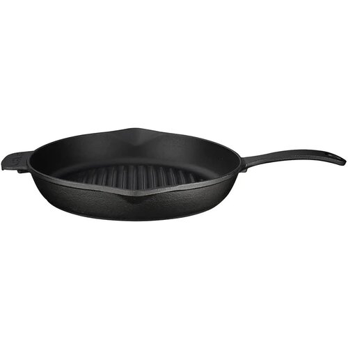 Lava okrugla rebrasta grill tava s odljevnim kanalima Cijene