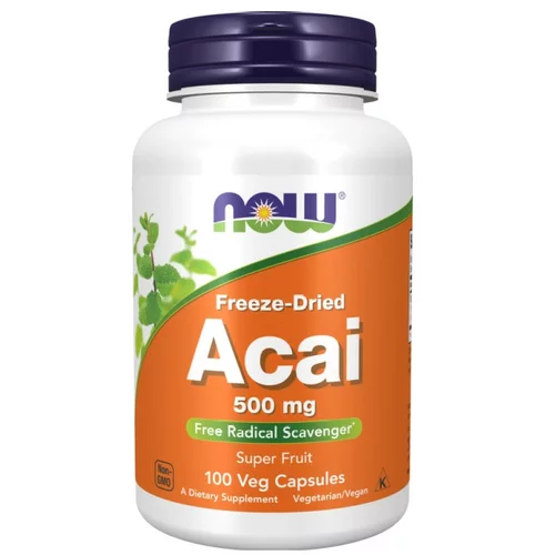 Now Foods Acai jagode NOW, 500 mg (100 kapsul)