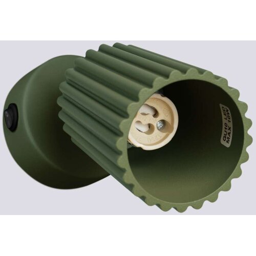  Sollux SL.1617 - Zidno spot svetlo KARBON 1xGU10/10W/230V zeleno Slike