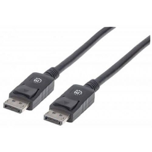 Manhattan kabel DP-DP M/M, 4K@60Hz, 1m, crni 306935 Slike