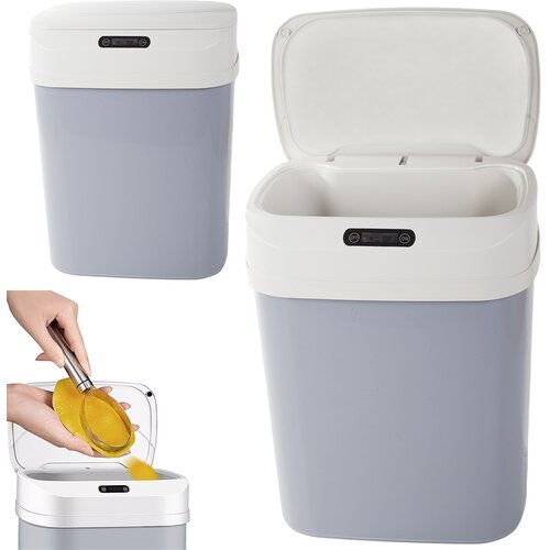  Senzorski brezkontaktni ko&scaron; za smeti 17L &ndash; avtomatsko odpiranje, (20461102) Cene