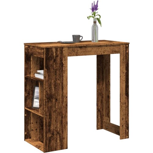 vidaXL Barski stol s stalcima boja staro drvo 102x50x103,5 cm drveni Cijene
