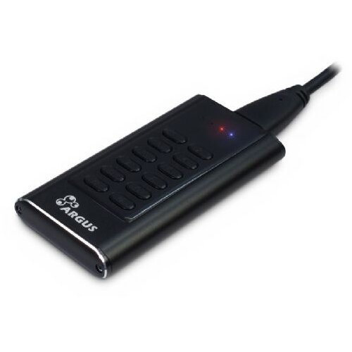 InterTech Argus GD-MSLK01 M.2 S-ATA USB numerična tipkovnica zunanje ohišje SSD Cene