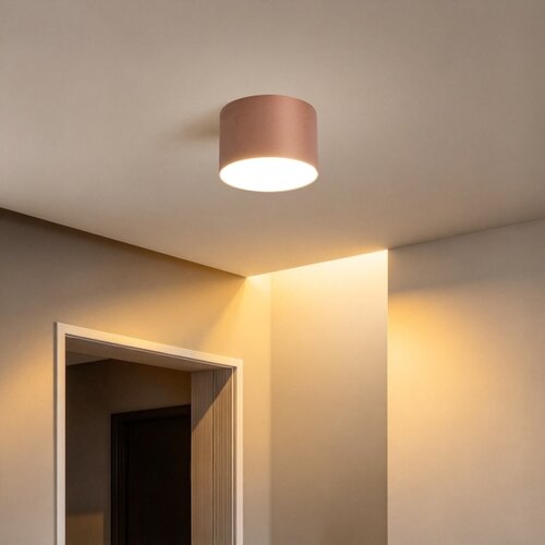 Brilagi Stropno svetlo za kupatilo FORIS LED/9W/230V prečnik 9 cm bronzana IP44 Slike