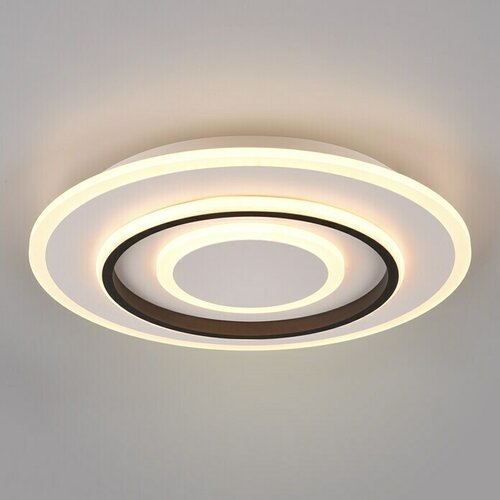REALITY LEUCHTEN LED okrogla stropna svetilka Jora (46 W, &amp;Oslash; x V: 41 x 6 cm, Bela, Topla bela) Slike