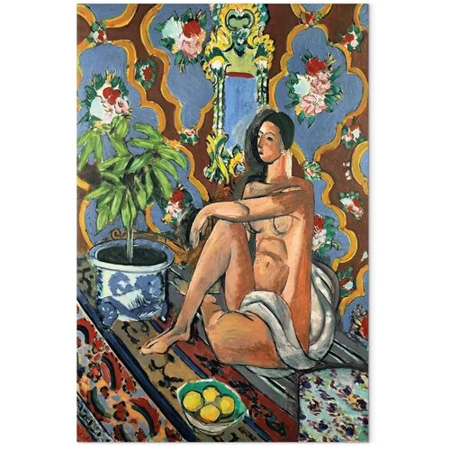  Slika - Henri Matisse &amp;ndash; Decorative Figure on Ornamental Ground 20x30 Standard Slike