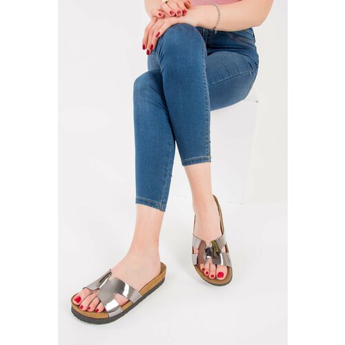 Fox Shoes Women's Platinum Slippers Slike