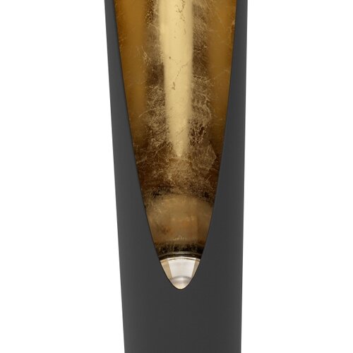 Eglo Barbotto stona lampa/1, gu10, 5w, 400lm, v395, crna/zlatna/čelik Slike