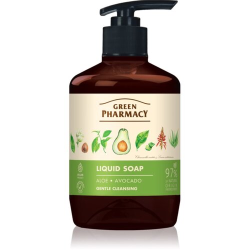 Green Pharmacy Aloe &amp;amp; Avocado tekući sapun za ruke 460 ml Slike