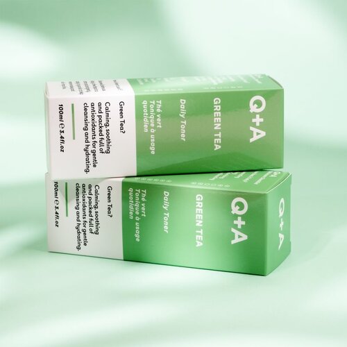 Q+A green tea daily toner losion za čišćenje sa zelenim čajem 100 ml Cijene