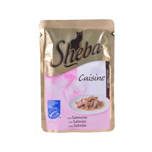 Sheba cuisine losos hrana za mačke 85g Slike