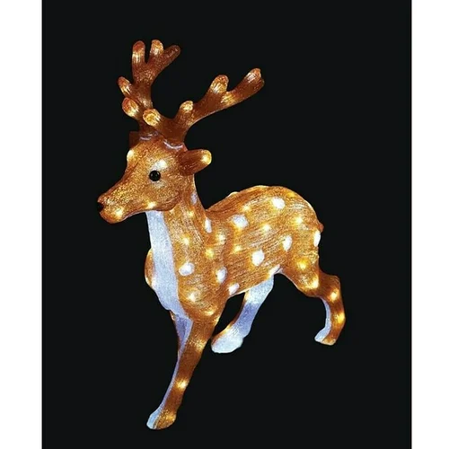 Unicom LED božićna ukrasna figura (67 x 24 x 80 cm, Smeđa, Mrežni pogon, LED)