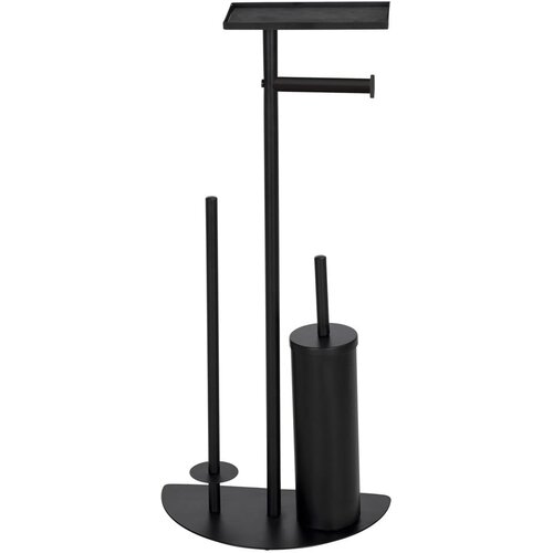 Wenko 26060100 - Set za WC COSENZA 32,5x72 cm crna Slike