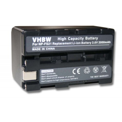  Baterija NP-FS20 / NP-FS21 za Sony CCD-CR1 / DCR-PC1 / DSC-F55K, 2000 mAh Slike