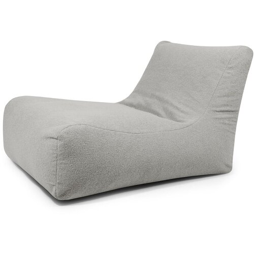 SLOWDOWN Svijetlo siva vreća za sjedenje od boucl&amp;eacute; tkanine Lounge 100 &amp;ndash; Slike