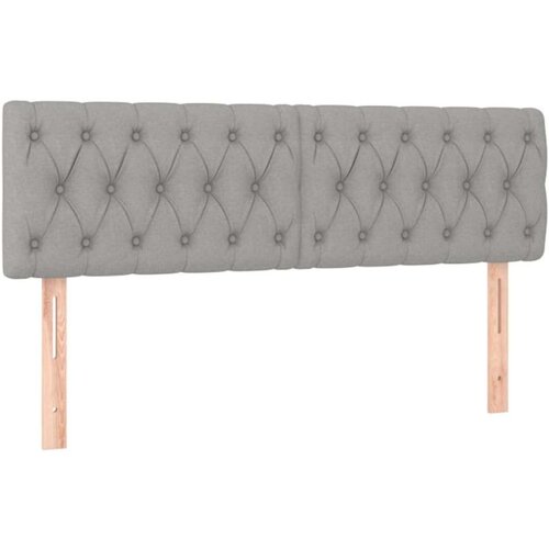  Box spring s madracem svjetlosiva 160x200 cm tkanina Slike