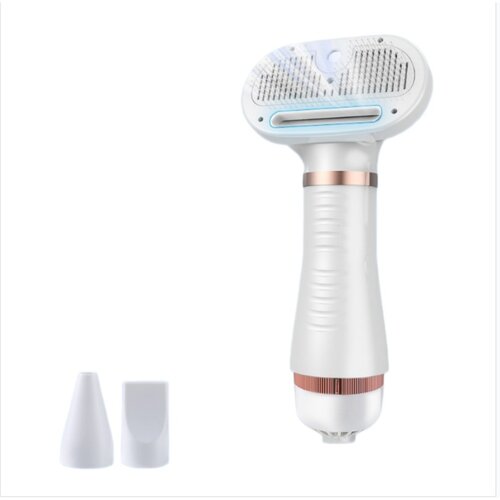INF 6-in-1 Pet Hair Dryer and Spray Grooming Tool &mdash; Ionic Low-Noise Dryer with 3 Temperature and Wind Levels Gold, (5000239953) Cene