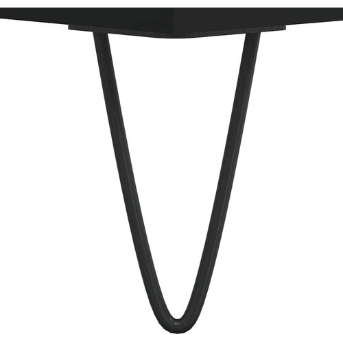 Komoda crna 34,5 x 32,5 x 90 cm od konstruiranog drva Slike