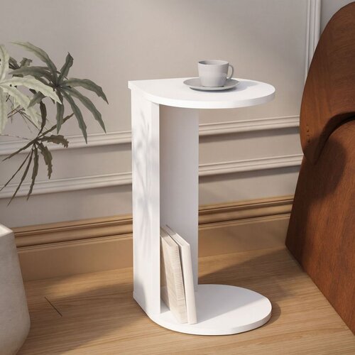 Hanah home pomoćni sto drop, 30 cm, beli Slike