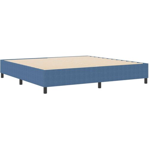 Box Spring Postelja Modra 200x200 cm Iz žametne tkanine, (22052299) Cene