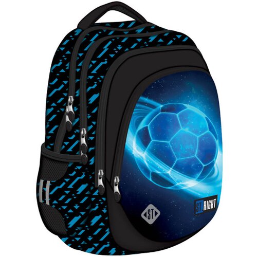 Unipap St.Right Cosmic Soccer ergonomska &amp;scaron;kolska torba, ruksak BP06 43x32x20cm Slike