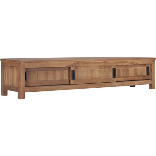 TV ormarić 150 x 30 x 30 cm od masivne tikovine Slike