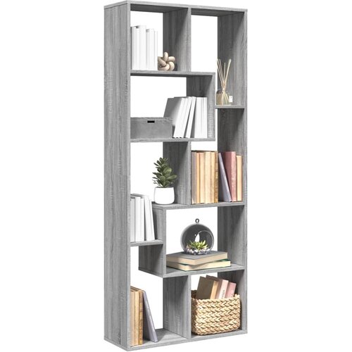 VidaXL Pregrada / regal za knjige boja hrasta 67x25x161,5 cm drveni Slike