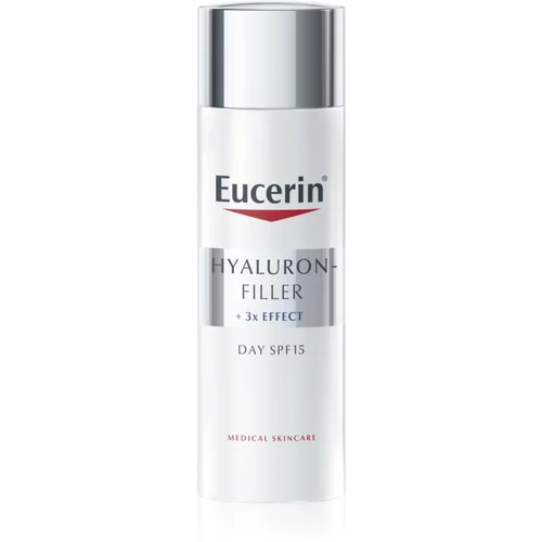 Eucerin Hyaluron-Filler + 3x Effect dnevna krema protiv starenja lica SPF 15 50 ml