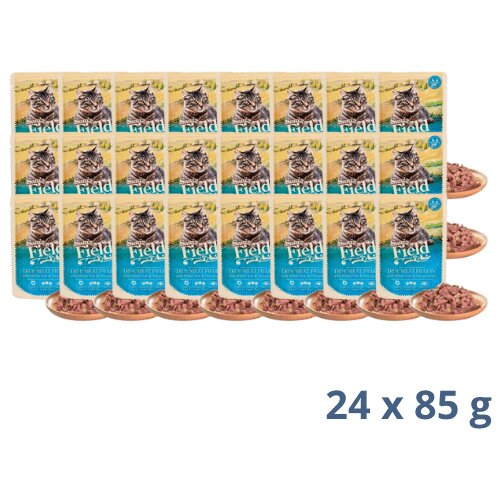 Sam's Field cat adult file bela riba i grašak - 2.04 kg Slike