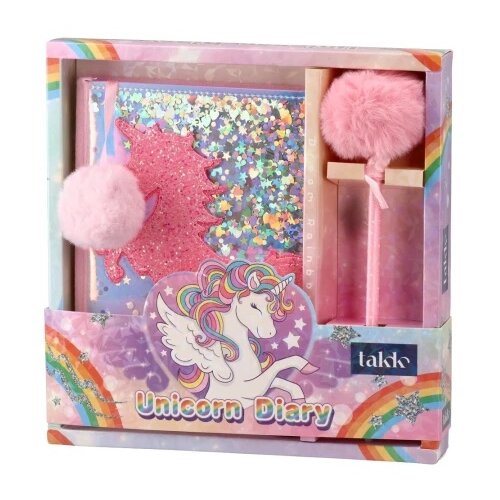 Takk Fashion notes, set spomenar i olovka, Unicorn Slike