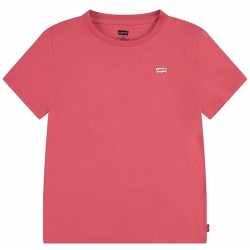 Levi's Otroška kratka majica roza barva
