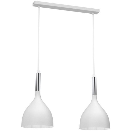  Luster na sajli NOAK 2xE27/15W/230V bela/hrom Cene