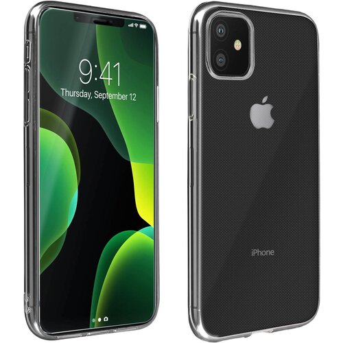 AVIZAR 360° zašcitni paket: Silikonsko ohišje, film iz kaljenega stekla v gelu - prozoren str. Apple iPhone 11, (20599818) Cene
