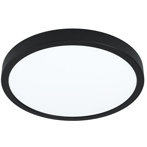 Eglo connect.z LED stropna svetilka FUEVA-Z okrogla (19,5 W, Ø x V: 285 x 28 mm, Črne barve, Rin) Cene