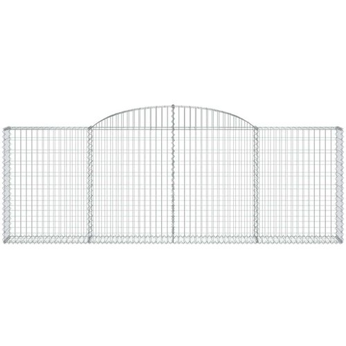  Obokana gabionska ko&scaron;ara 300x30x100/120 cm pocinkano železo Cene
