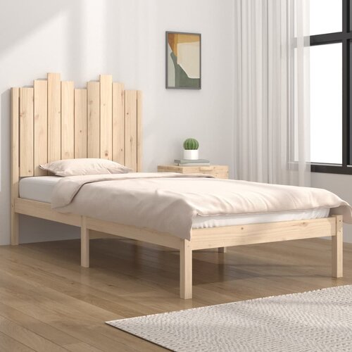  The Living Store Posteljni okvir iz trdne borovine 75x190 cm - Posteljni Okvir, (21454858) Slike
