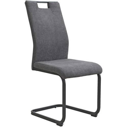 CARRYHOME NIHAJNI STOL, kovina, tekstil antracit, črna Cene