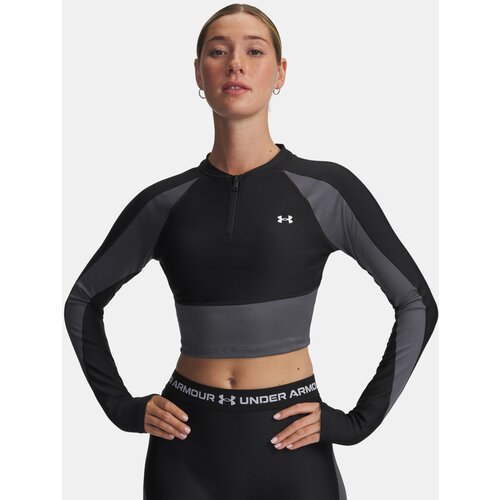 Under Armour UA HG Rib 1/4 Zip-BLK Women&amp;#039;s T-Shirt - Women&amp;#039;s Slike