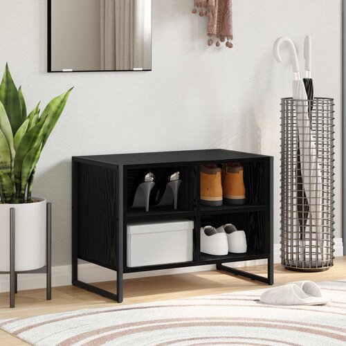  Ormar za cipele Crni hrast 60 x 35 x 44 cm Konstruirano drvo Cijene