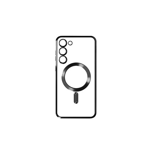 Magsafe Samsung S25+, Black Silikonska Maska Slike