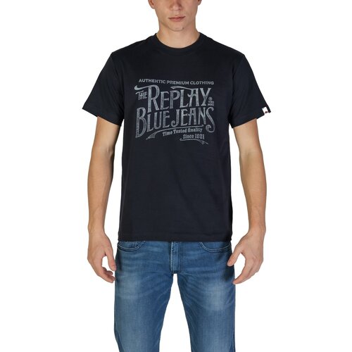 Replay Polo majice dolgi rokavi M3042.000.2660 Modra Cene