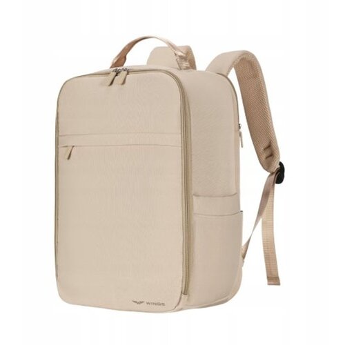 WINGS CBP001 ruksak za kabinu 40x25x20 cm, 20 l, s pretincem za laptop 15,6", bež Cijene